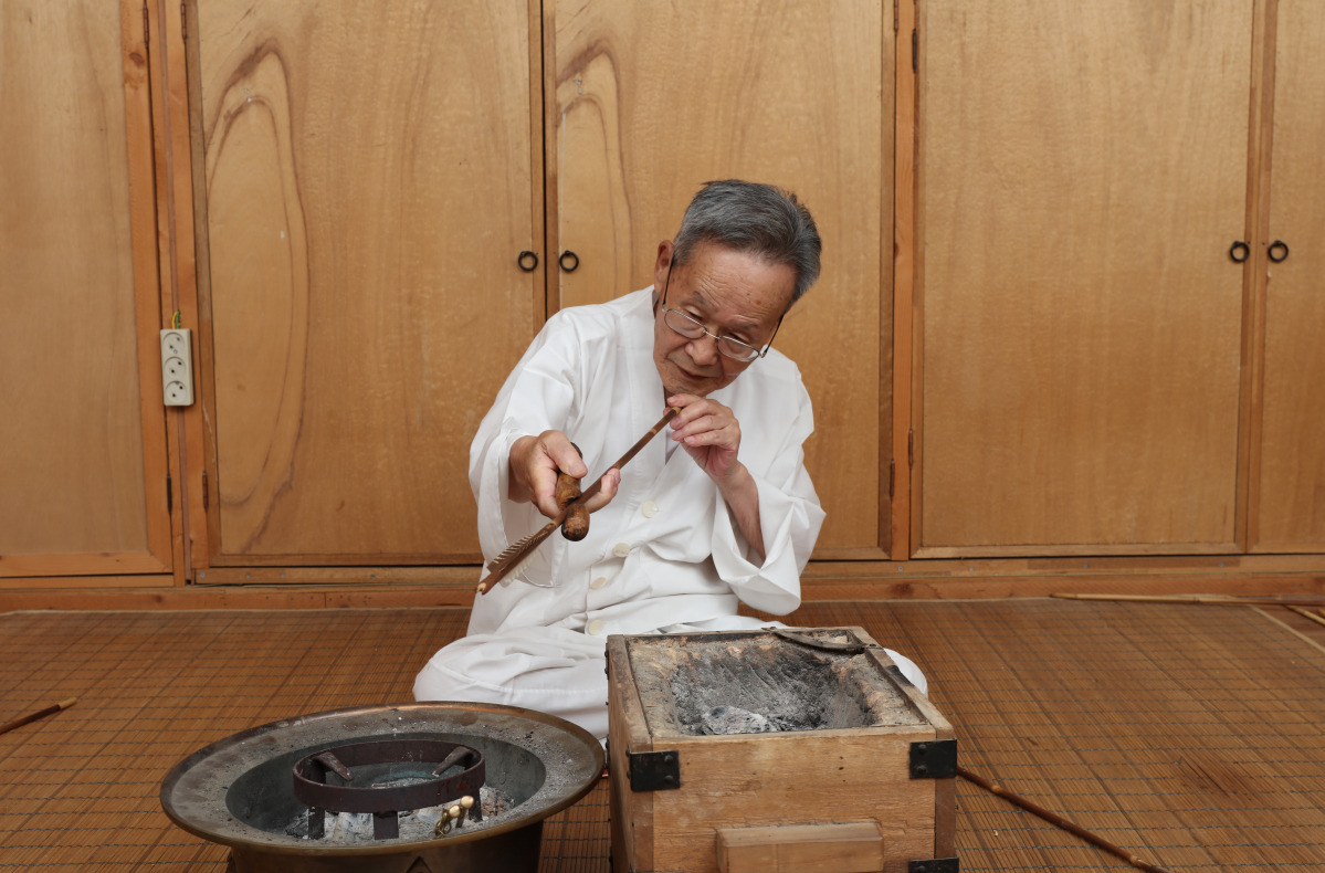 ▲고(故) 유영기 보유자. 사진제공 문화재청