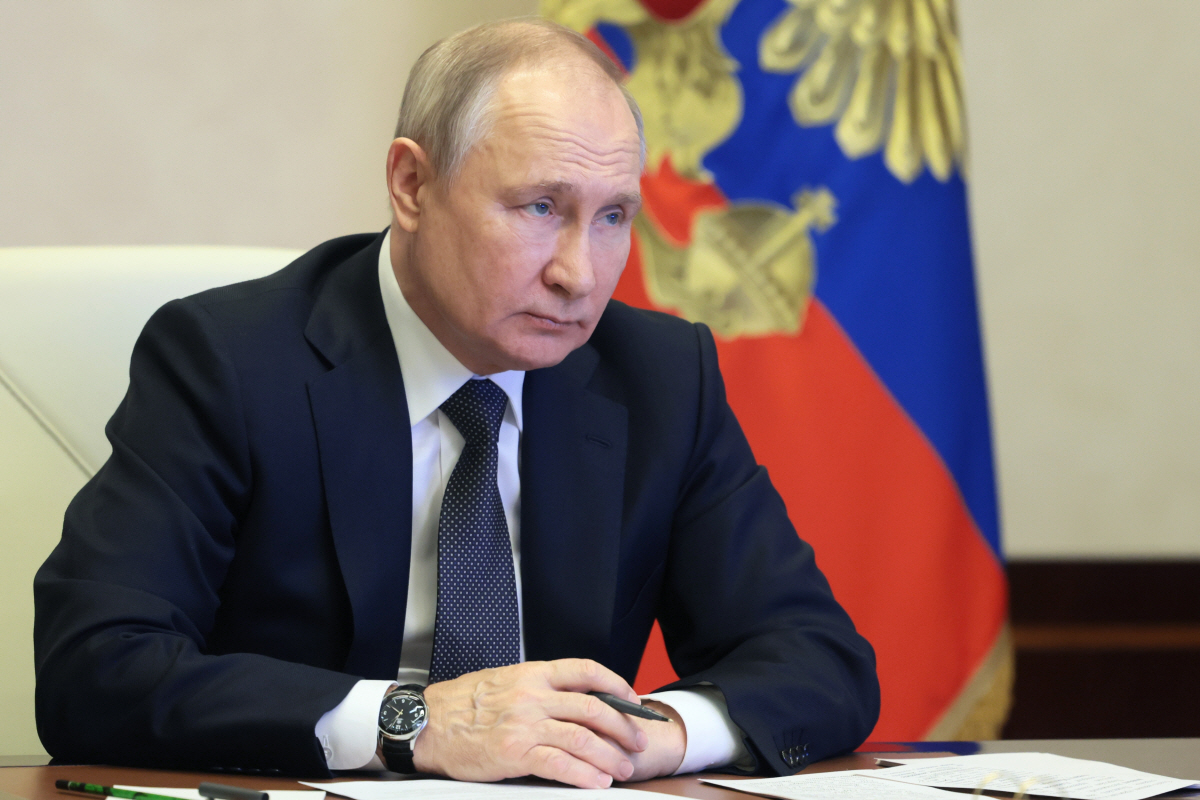 ▲ 블라디미르 푸틴 러시아 대통령. (노보-오가료보(러시아) / AP뉴시스)