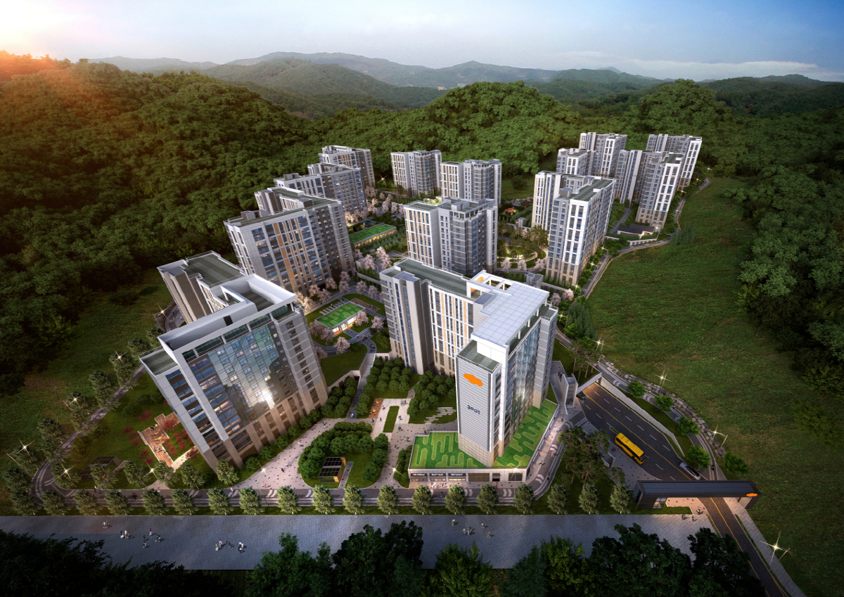 ▲e편한세상 동탄 파크아너스 조감도.(자료제공=DL이앤씨)