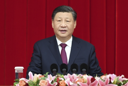 ▲시진핑 중국 국가주석이 지난해 12월 30일 중국 인민정치협상회의에서 발언하고 있다. 베이징/AP연합뉴스
