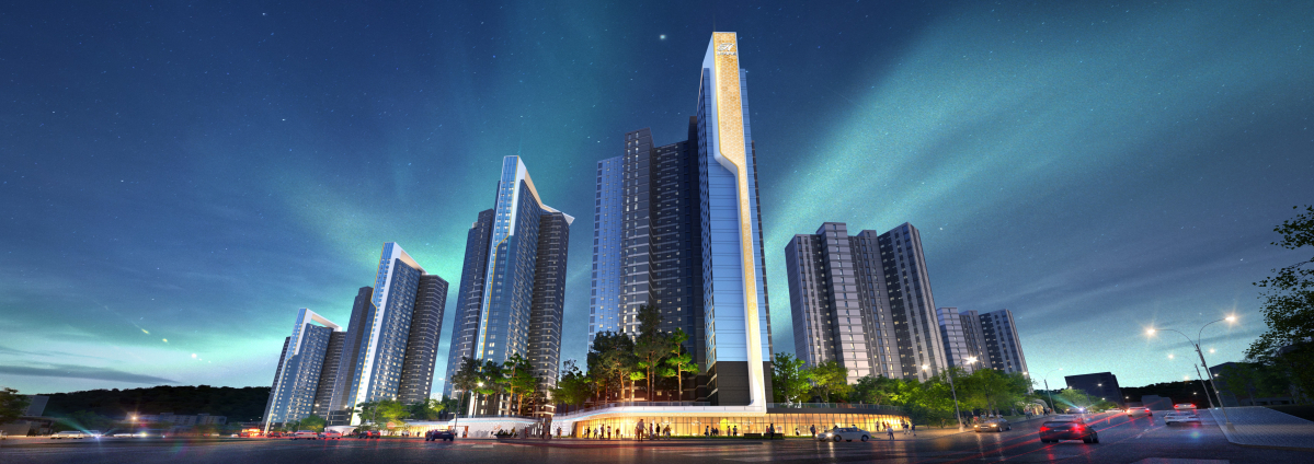 ▲경북 구미 ‘형곡4주공 재건축 사업’ 투시도 (자료제공=현대건설)