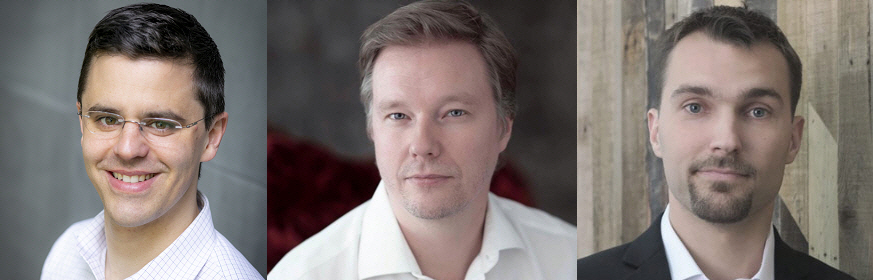 ▲왼쪽부터 거노트 와그너 컬럼비아 경영대학원 교수, 울프 에크 노스랜더어드바이저리 창립자, 로리 밀리비르타 에너지·청정대기연구센터(CREA) 선임 애널리스트. 출처 각사 홈페이지
