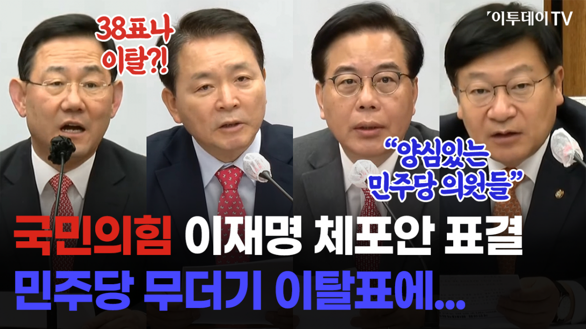 국민의힘 "민주당 38표 무더기 이탈···이재명 주장 동조 안 한 것" [영상] - 이투데이