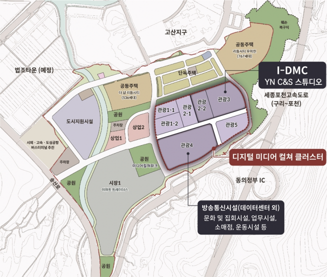 ▲의정부 리듬시티 계획도. (의정부리듬시티㈜ 제공 )