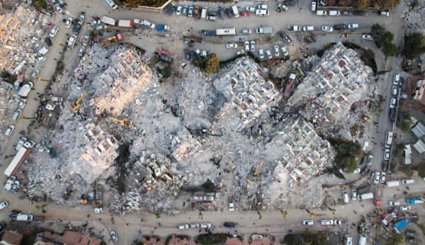 ▲튀르키예 하타이 안타키아 시내의 무너진 건물들(연합뉴스)
