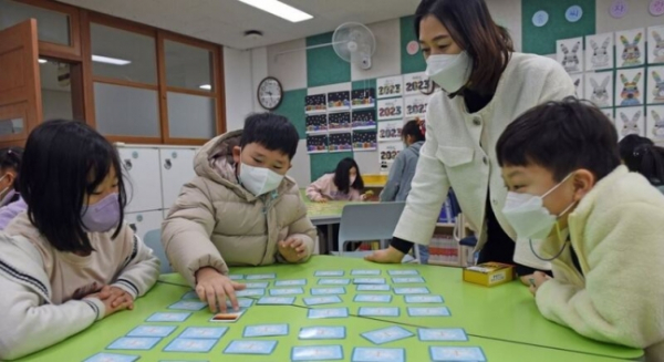 ▲초등학교 수업 모습. (연합뉴스)