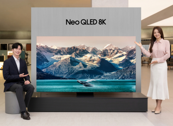 ▲2023형 Neo QLED 8K 85형 제품의 모습. (사진제공=삼성전자)