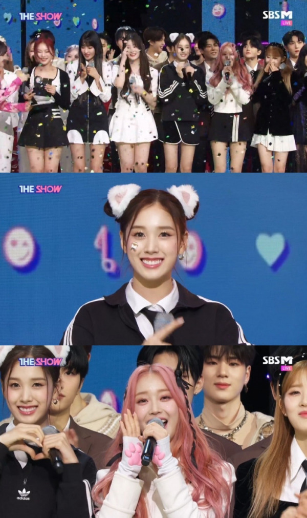 ▲스테이씨(사진 = SBS MTV ‘더쇼’ 방송 화면 캡처)