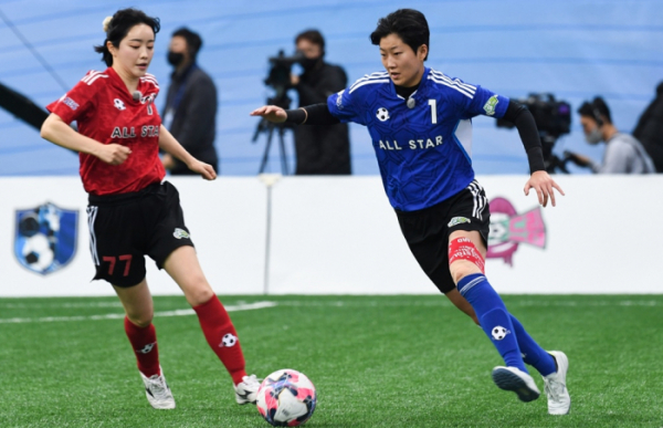 ▲‘골(Goal) 때리는 그녀들’ 올스타전(사진제공=SBS)