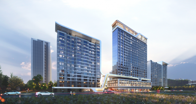 ▲경남 창원시 대동중앙 리모델링 사업 투시도.  (자료제공=한양)