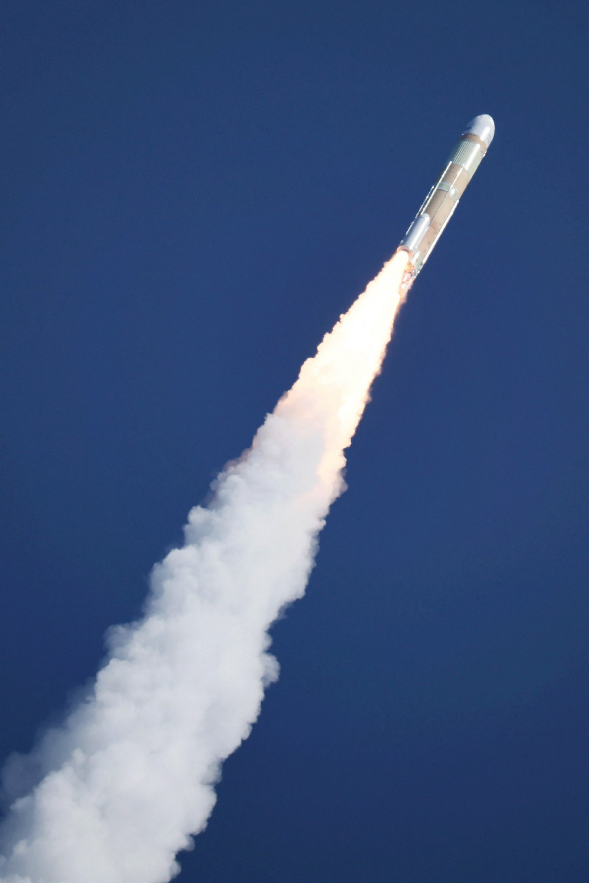 ▲일본 차세대 로켓 H3가 7일 발사되고 있다. 가고시마(일본)/AFP연합뉴스
