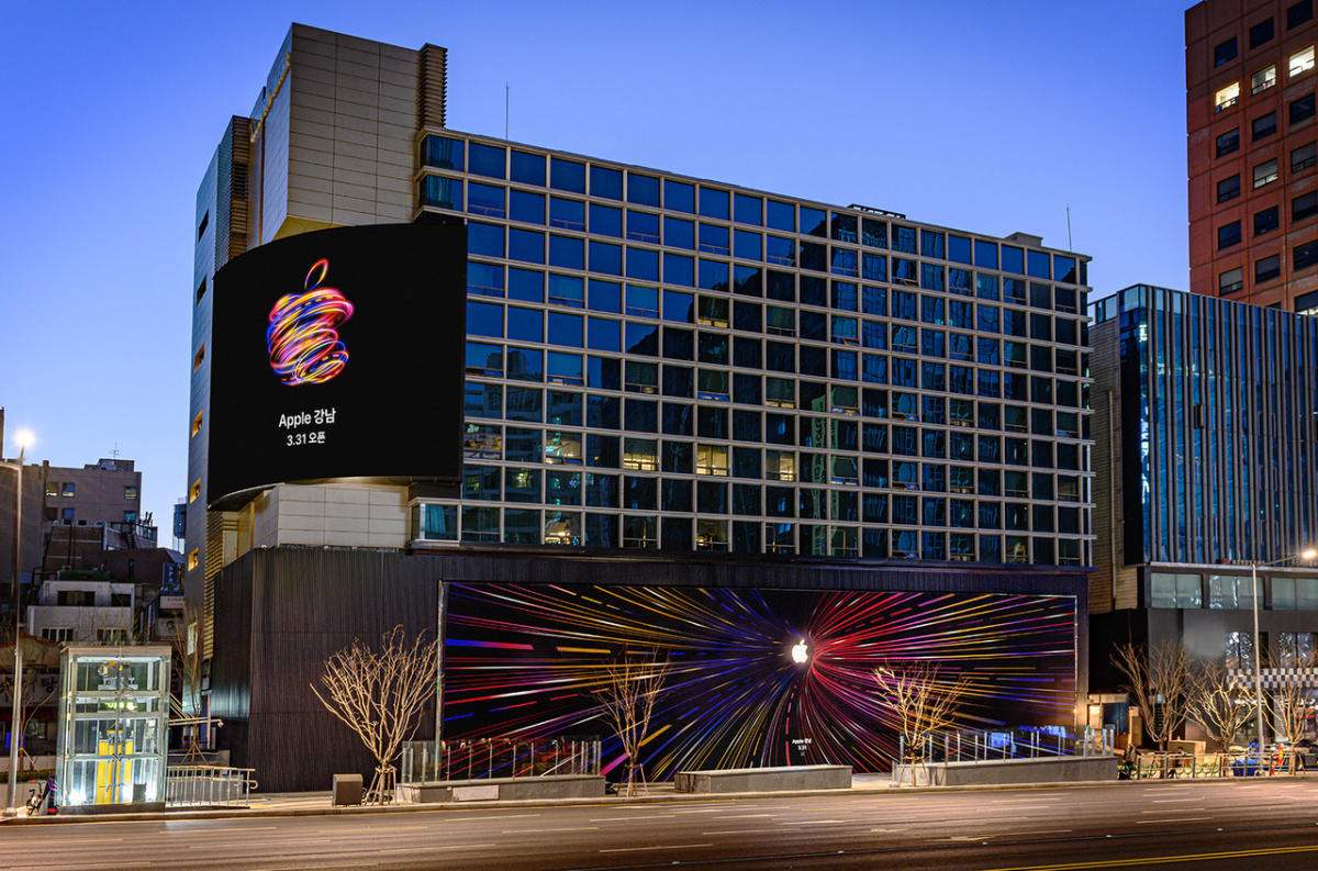 ▲애플 스토어 강남점. (사진제공=애플)