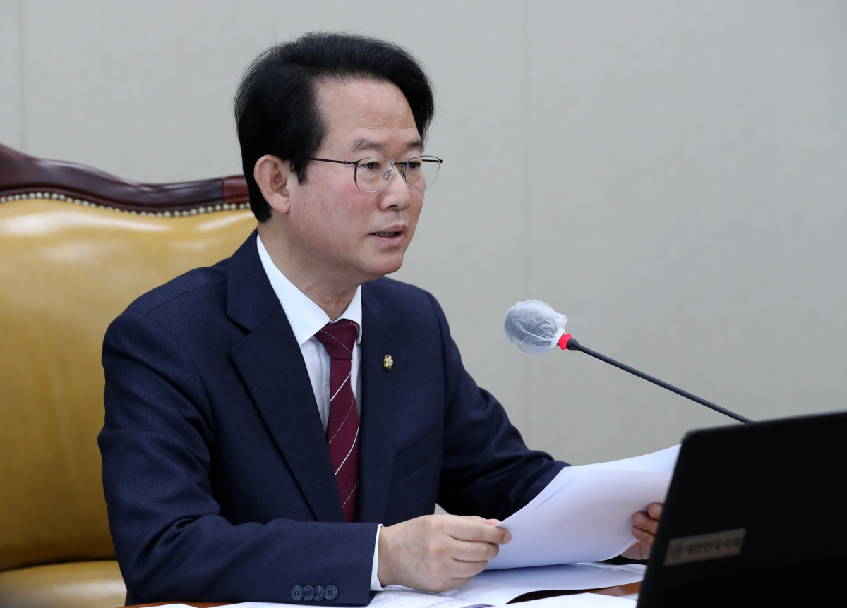 ▲[서울=뉴시스] 이영환 기자 = 류성걸 국회 기획재정위원회 조세소위원장이 16일 오전 서울 여의도 국회에서 열린 조세소위원회에서 발언을 하고 있다. 2023.03.16. 20hwan@newsis.com