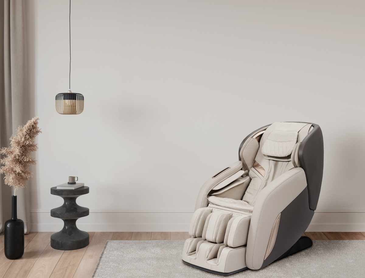 ▲쿠쿠홈시스 '리네이처 안마의자'. (사진제공=쿠쿠홈시스 )
