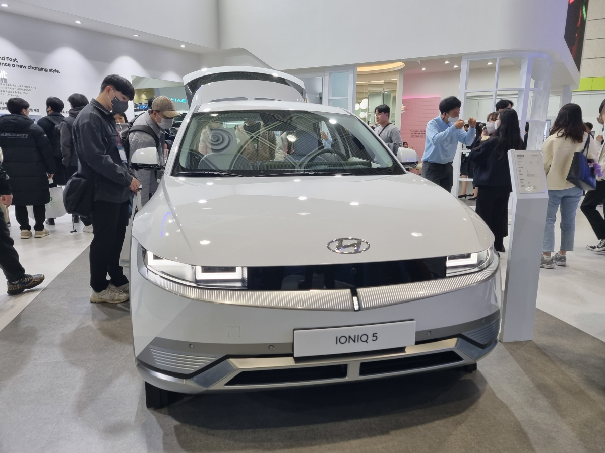 ▲현대자동차 아이오닉 5. (강문정 기자 kangmj@)