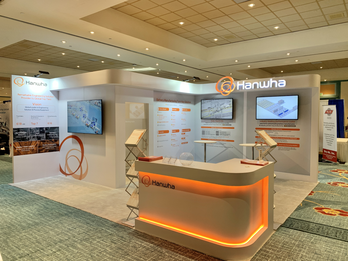 ▲한화 모멘텀 부문 전시부스 (사진제공=한화)