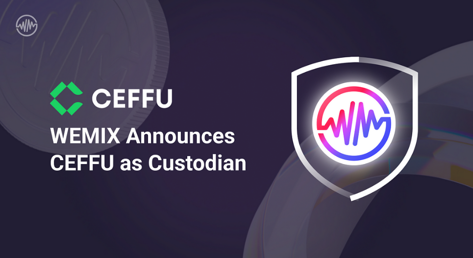 ▲가상자산 '위믹스'의 미유통 물량이 바이낸스의 커스터디 파트너 '세푸(CEFFU)'에 수탁될 예정이다. 세푸에 보관될 물량은 전체 미유통량의 85%인 약 6억여 개다. (출처=위믹스 공식 미디엄)