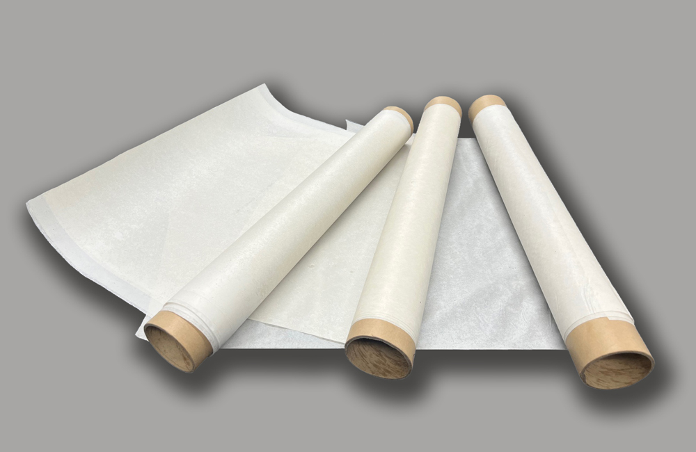 ▲휴비스 메타 아라미드로 만든 전기 절연지 (사진제공=휴비스)