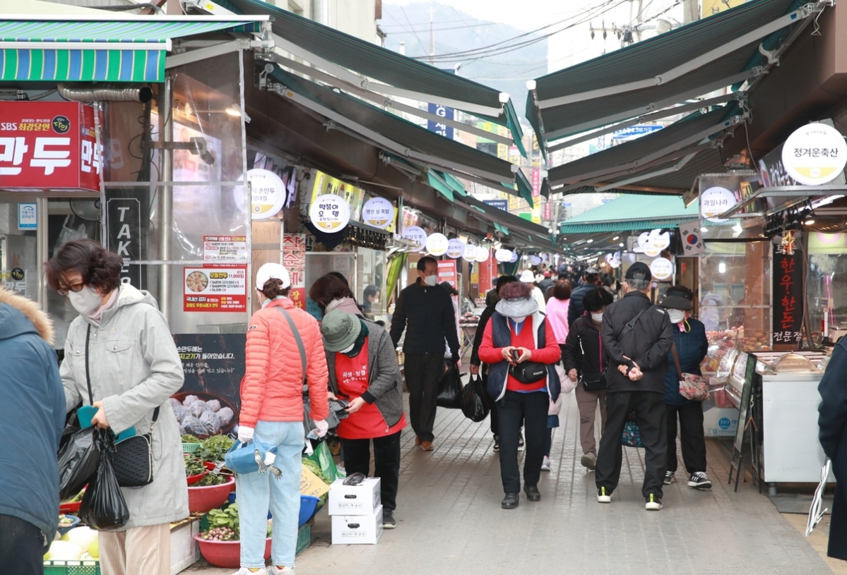 ▲서울 관악구 내 인헌시장 전경. (자료제공=관악구)