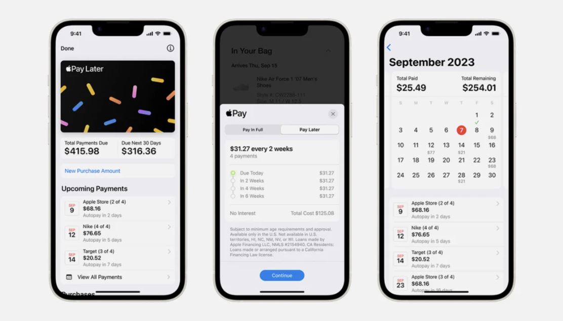 ▲애플페이 레이터 서비스. 출처 애플 웹사이트