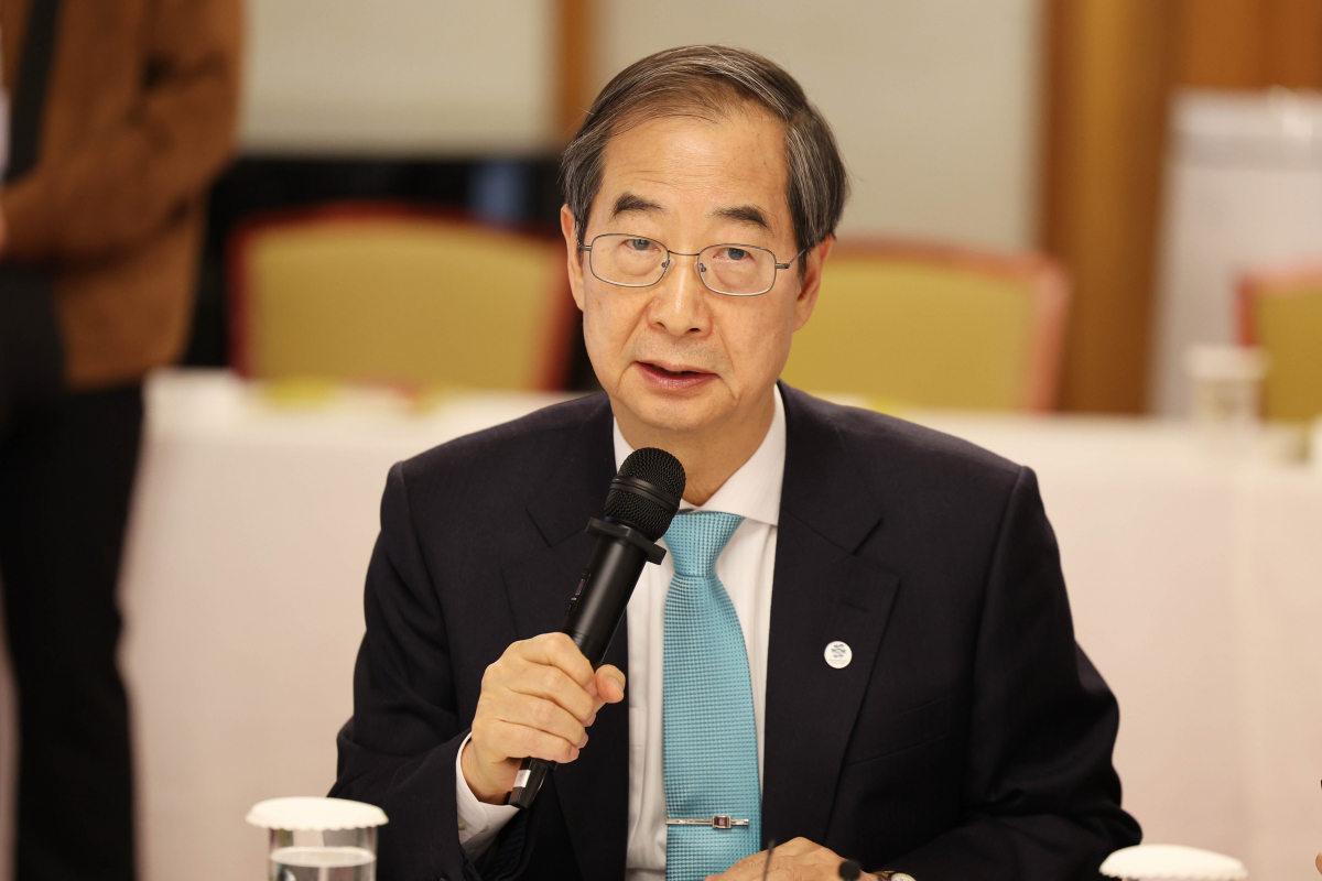 ▲한덕수 국무총리가 29일 오후 서울 종로구 총리공관에서 열린 당정협의회에서 발언하고 있다. (연합뉴스)