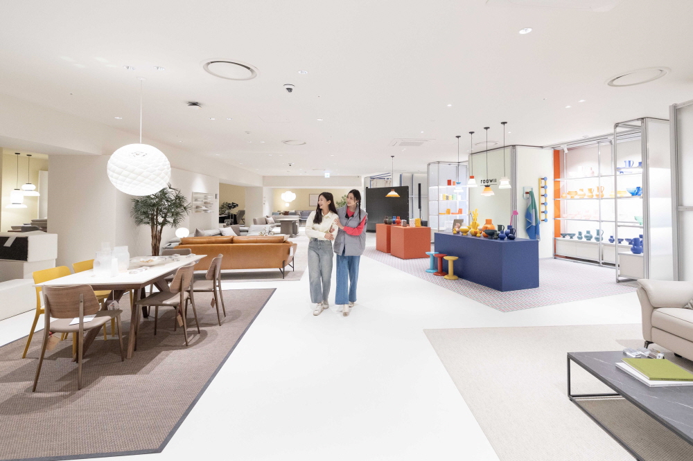 ▲한샘디자인파크 송파점' 내부 전경. (사진제공=한샘)