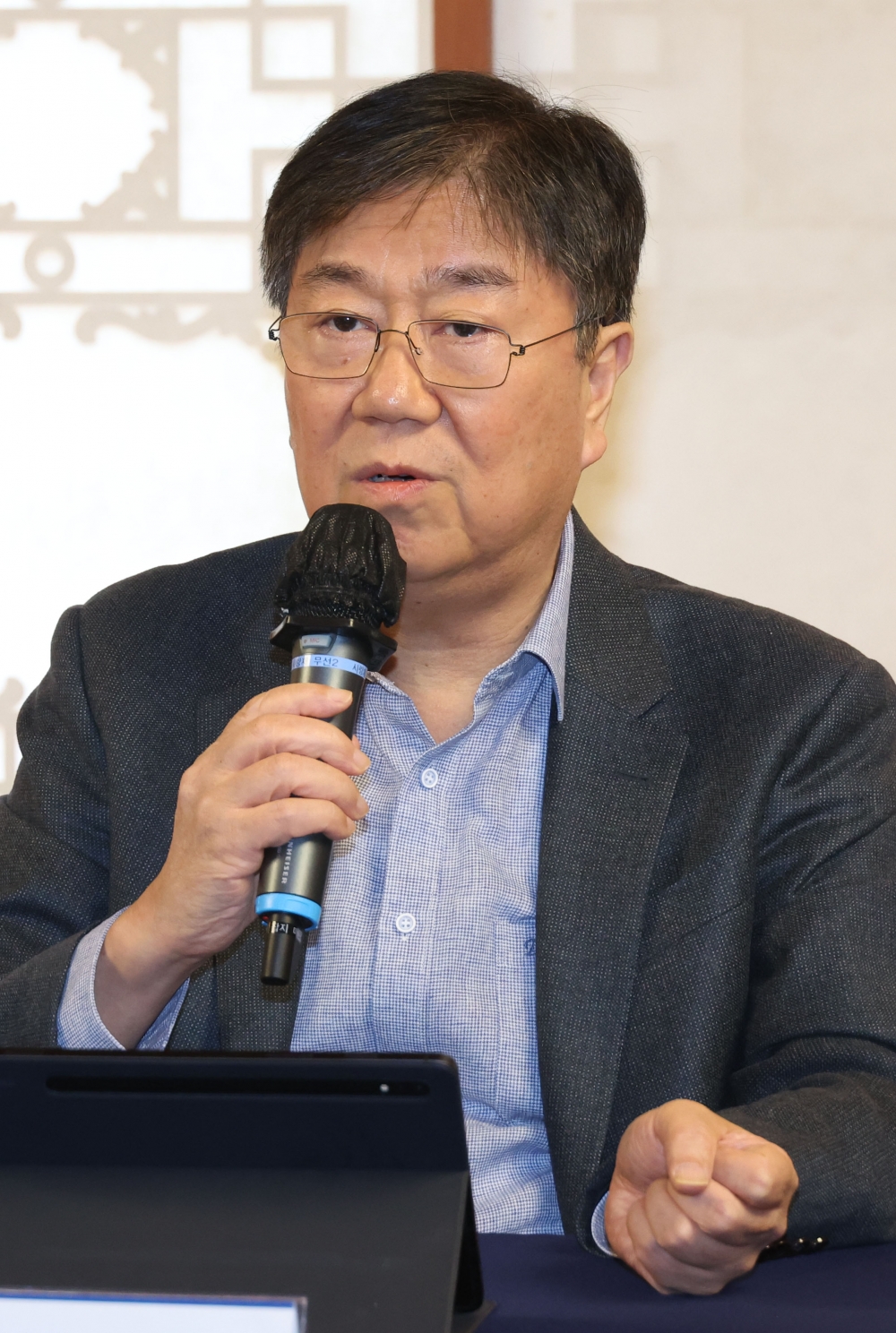 ▲김대기 대통령실 비서실장이 8일 서울 여의도 국회 사랑재에서 열린 제7차 고위당정협의회에서 모두발언을 하고 있다. 고이란 기자 photoeran@ (이투데이DB)