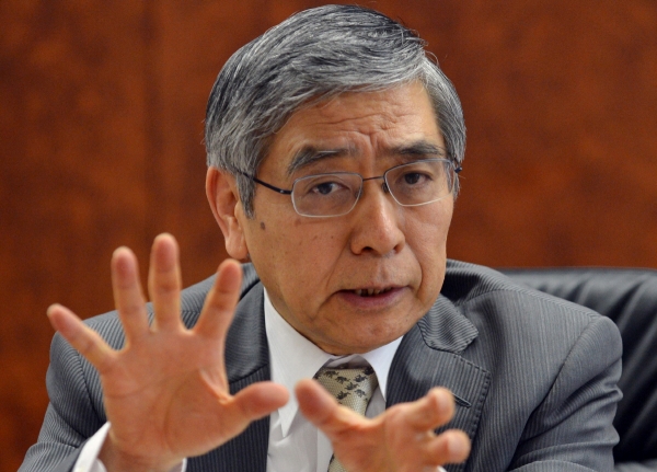 ▲구로다 하루히코 일본은행(BOJ) 총재. 도쿄/AFP연합뉴스
