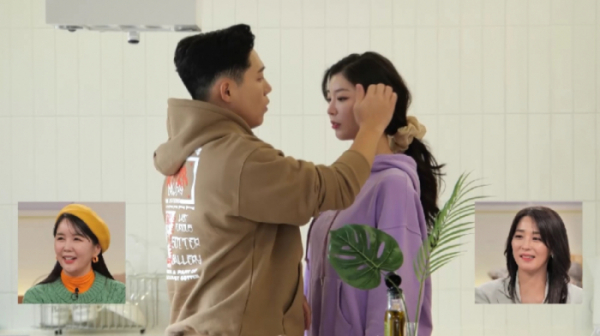 ▲'신랑수업' 모태범, 임사랑(사진제공=채)