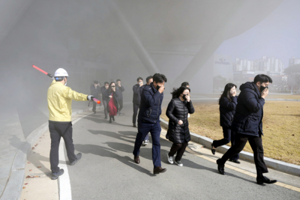▲지난해 한국전기안전공사가 실시한 ‘2022 재난대응 안전한국훈련' 모습. (사진제공=한국전기안전공사)