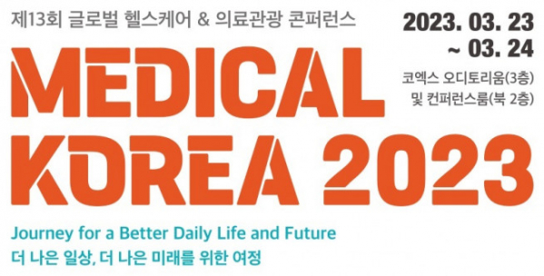 ▲보건복지부와 한국보건산업진흥원은 23일과 24일 서울 코엑스에서 ‘메디컬 코리아(Medical Korea) 2023’를 개최한다. (사진제공=한국보건산업진흥원)