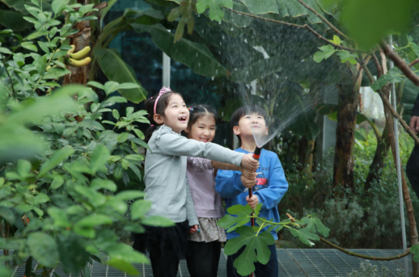 ▲서울 관악구 강감찬도시농업센터에서 체험활동을 하는 아이들의 모습. (자료제공=관악구)