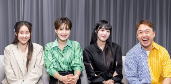 ▲조현아(왼쪽부터), 장도연, 최예나, 정경욱 PD(사진제공=Mnet)