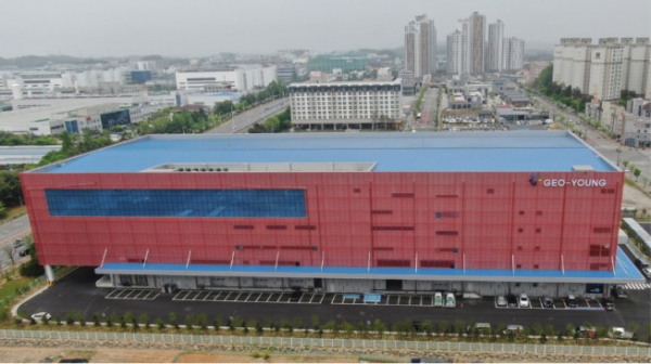 ▲국내 최대 규모의 지오영 천안 Hub 의약품물류센터 (사진제공=지오영)