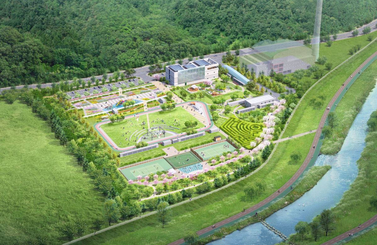 ▲‘의정부 공공하수처리장 현대화 민간투자사업’ 조감도. (자료제공=DL이앤씨)