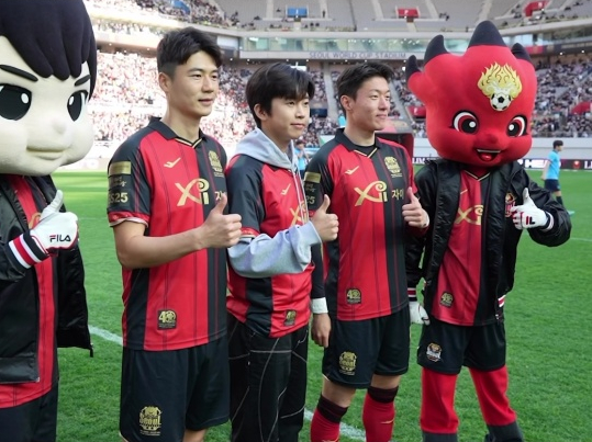 ▲임영웅 시축(사진=FC서울 SNS)