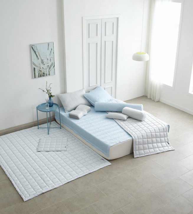 ▲세사리빙 2023 H/S 냉감침구 ‘아이스터치’ 제품 (자료 = 웰크론)