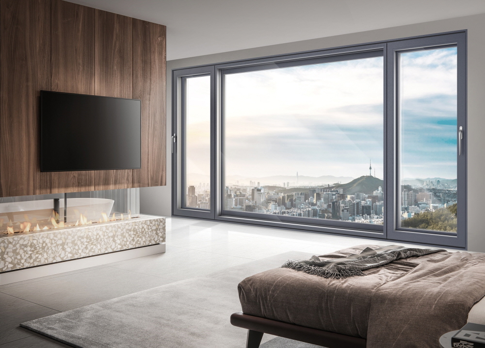 ▲현대L&C의 프리미엄 창호 제품인 '레하우R-900'. (사진제공=현대L&C)