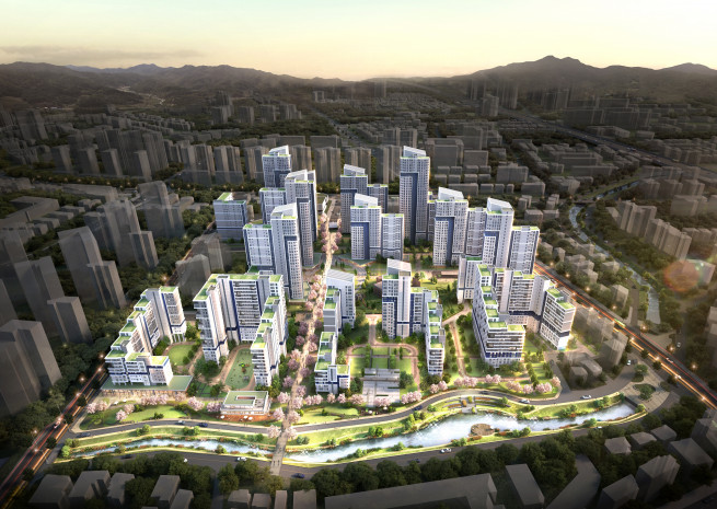 ▲마천동 93-5 일대 재개발 조감도 (자료제공=서울시)