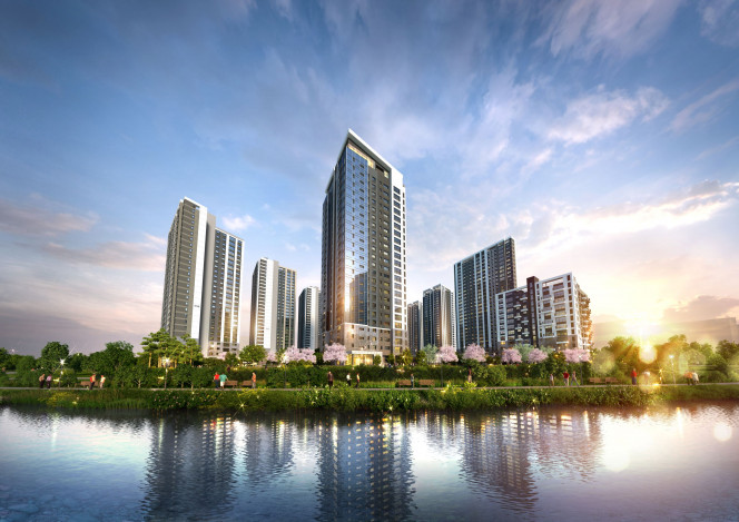 ▲'e편한세상 탕정 퍼스트드림' 투시도. (자료제공=DL이앤씨)