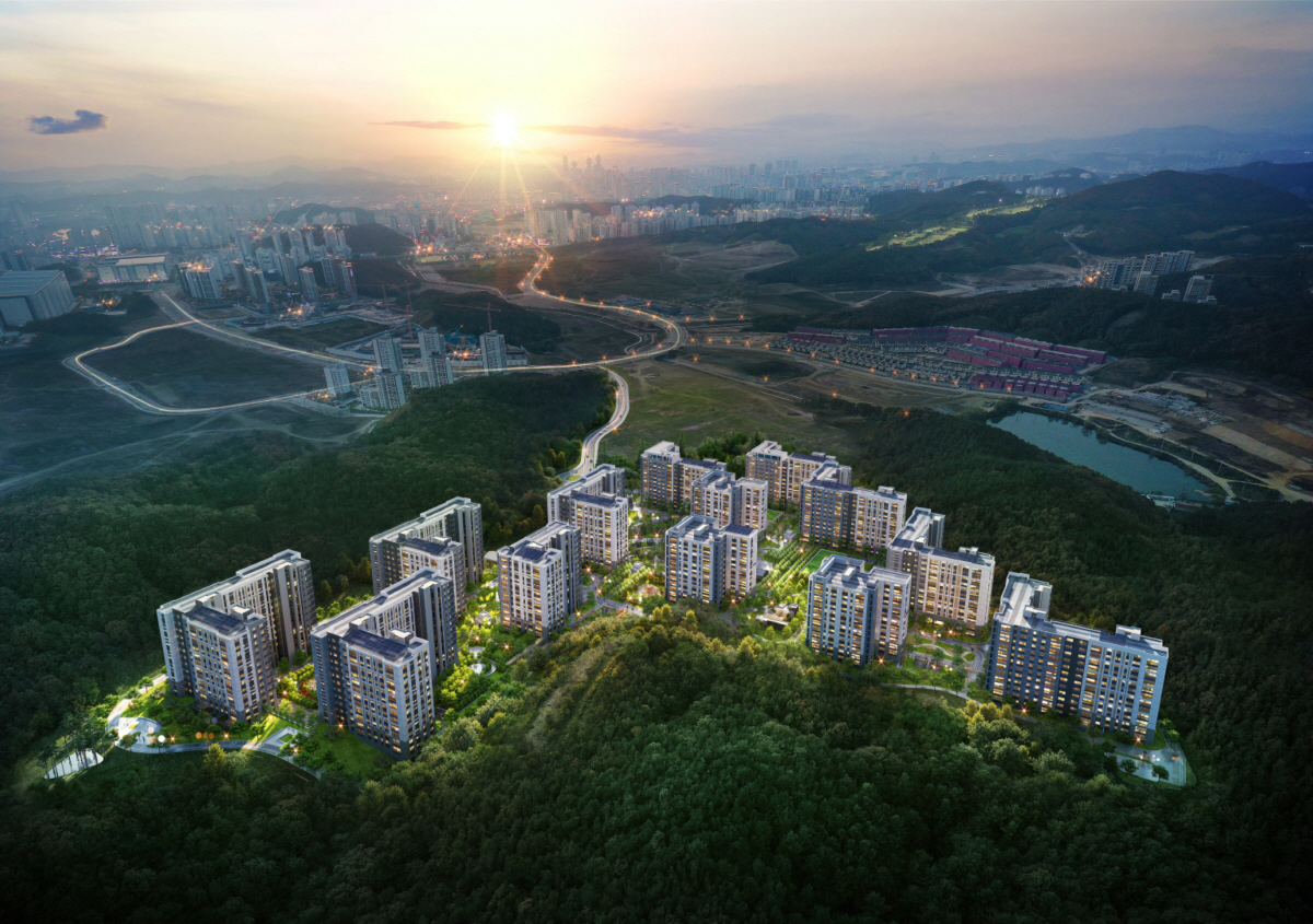 ▲‘e편한세상 동탄 파크아너스’ 조감도.(자료제공=DL이앤씨)