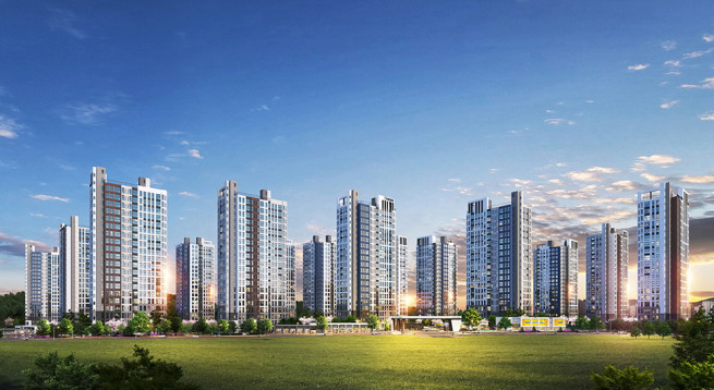 ▲금강펜테리움 6차 센트럴파크 투시도 (사진제공=금강주택)