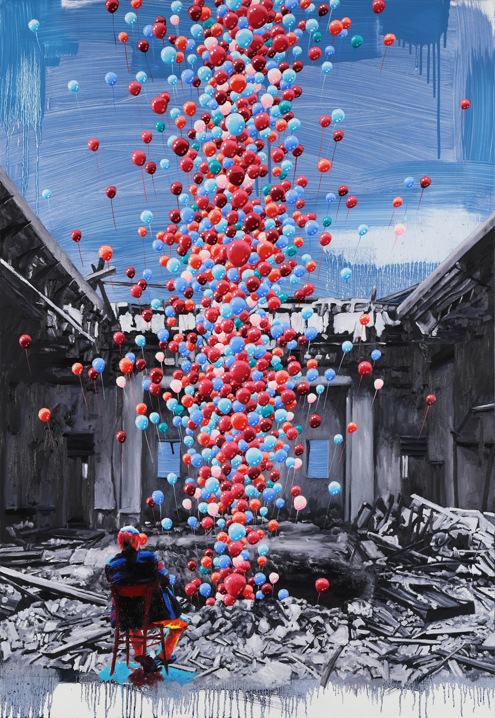 ▲이동욱 작가 '깊이로부터 온 메세지' (사진=두나무)