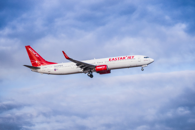 ▲이스타항공이 지난 26일과 27일 양일에 걸쳐 마곡 본사 대회의실에서 임직원들을 대상으로 한 경영 설명회를 진행했다. (사진제공=이스타항공)