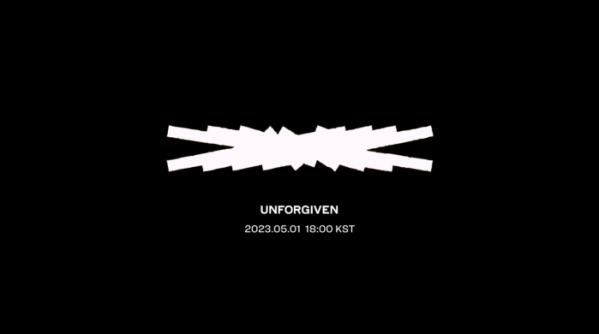▲르세라핌 'UNFORGIVEN' 슬로건 필름(사진제공=쏘스뮤직)
