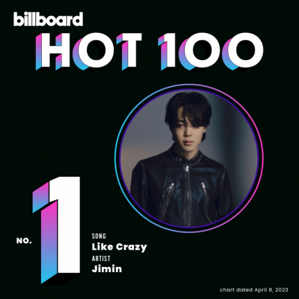 ▲방탄소년단 지민 'Like Crazy' 빌보드 핫100(사진제공=빌보드)
