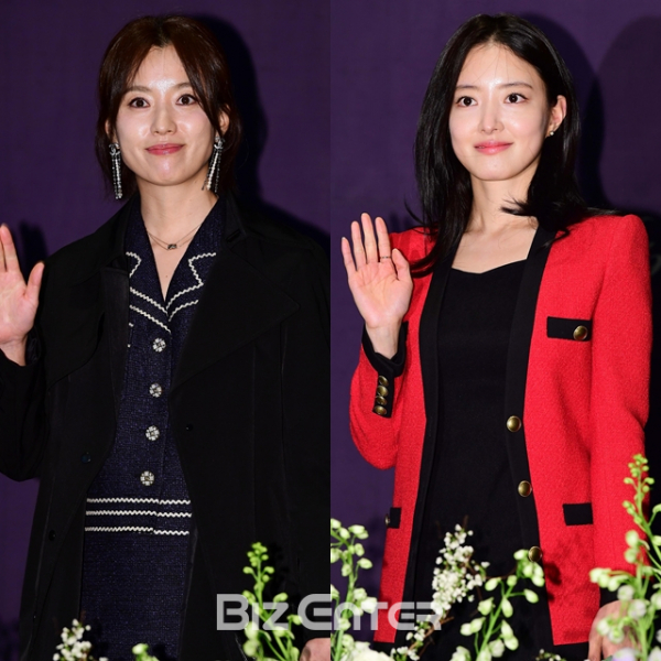 ▲이승기·이다인 결혼식에 참석한 한효주, 이세영(비즈엔터DB)