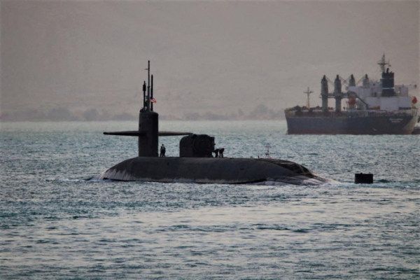 ▲미해군 원자력 잠수함 'USS 플로리다' (연합뉴스)