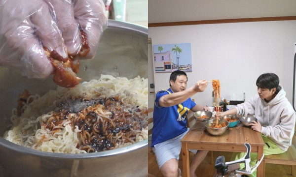 ▲'나혼자산다' 게장 비빔면(사진제공=MBC)