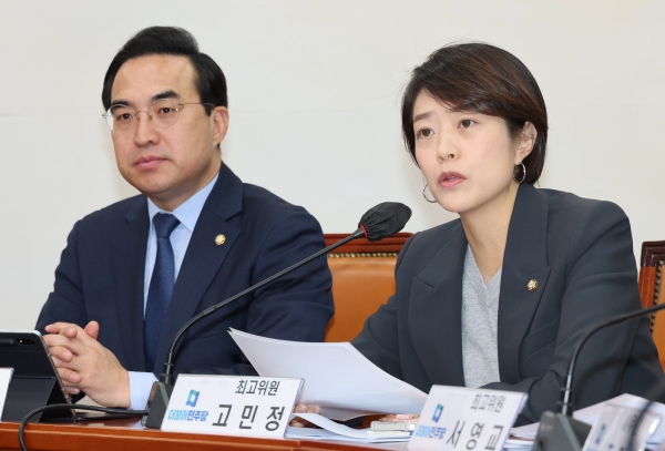 ▲ Koh Min-jeong, top member of the Democratic Party (Yonhap News)
